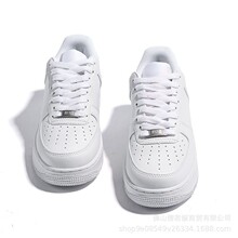 空军一号AF1运动鞋莆田鞋跨境纯原皮白色黑色男鞋女鞋秋季冬季