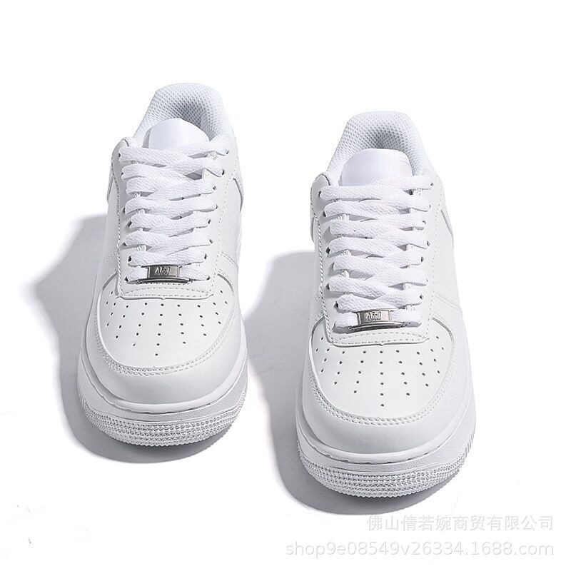 空军一号AF1运动鞋莆田鞋跨境纯原皮白色黑色男鞋女鞋秋季冬季