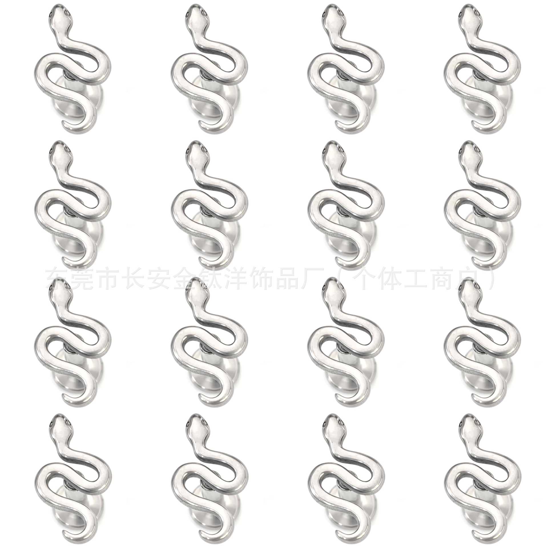 F136 Titanium 1.6mm Snake Tongue Barbell - G23 Titanium Alloy Body Piercing Jewelry for Tongue, Clavicle, Bone detail image 8
