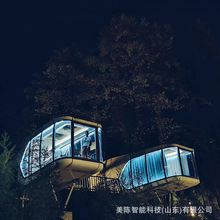 营地移动小型住宿设备房屋景区旅游基地特色观景房方形太空舱酒店