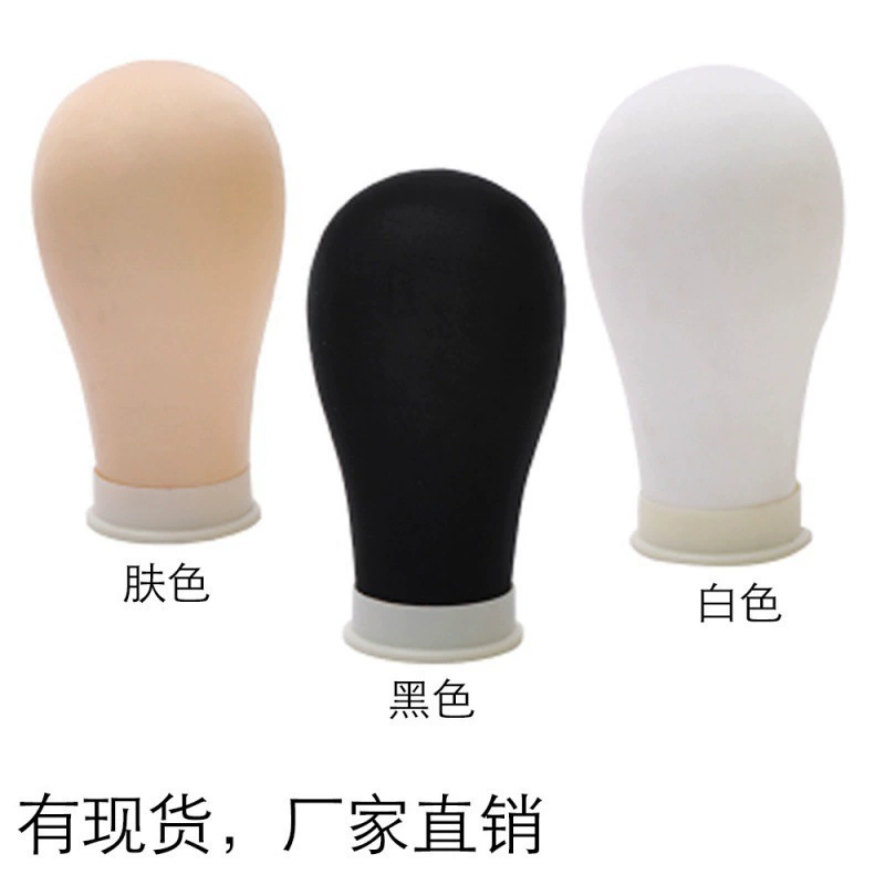Mannequin head for men and women from foam, human head, wig, stand