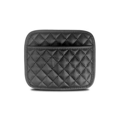 Car adhesive storage bag seat Car storage bag/box - medium-black