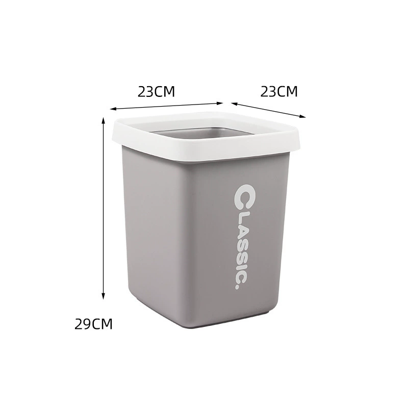 Multicoloured plastic creative garbage can for living room