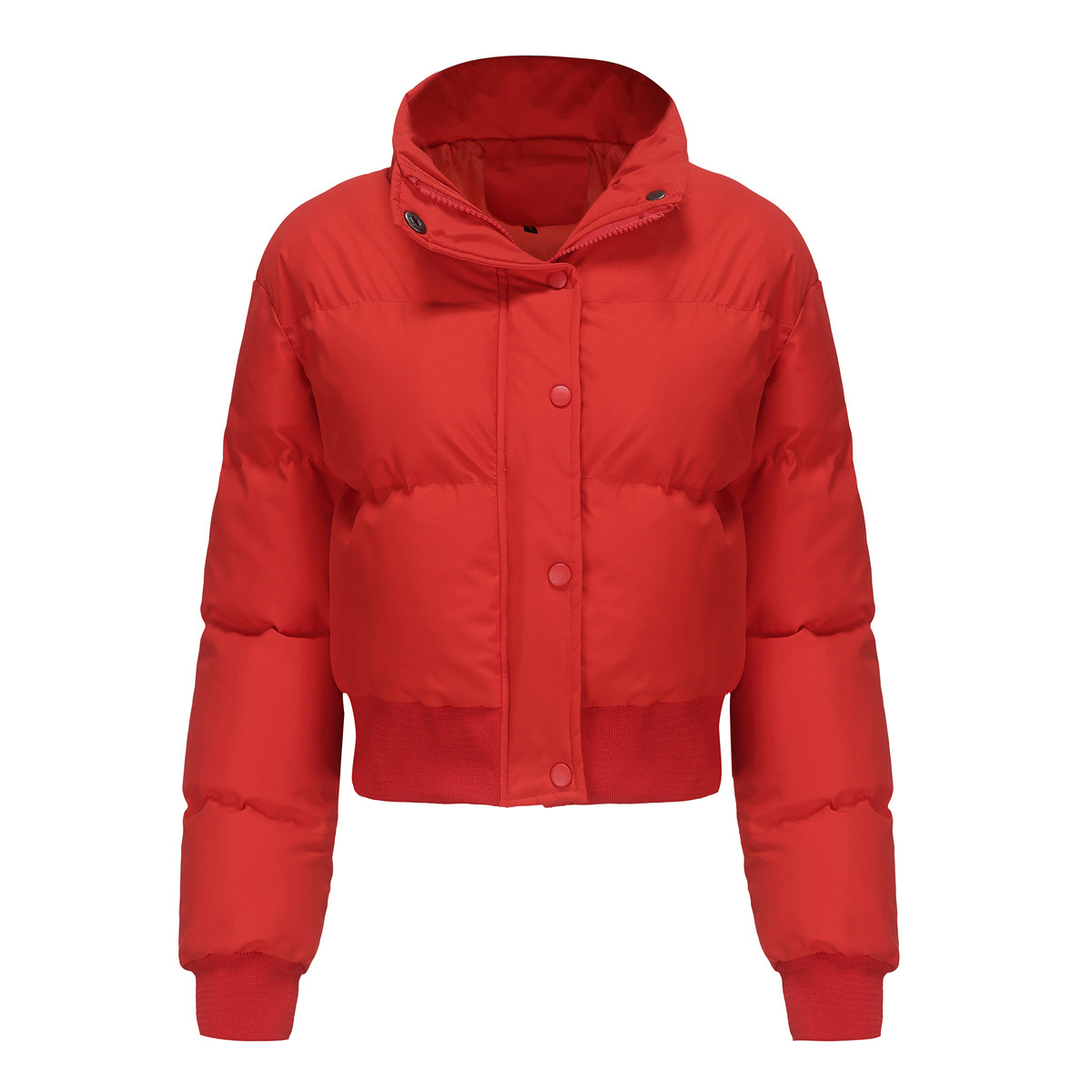 Chaqueta corta acolchada para mujer, estilo elegante y ligero