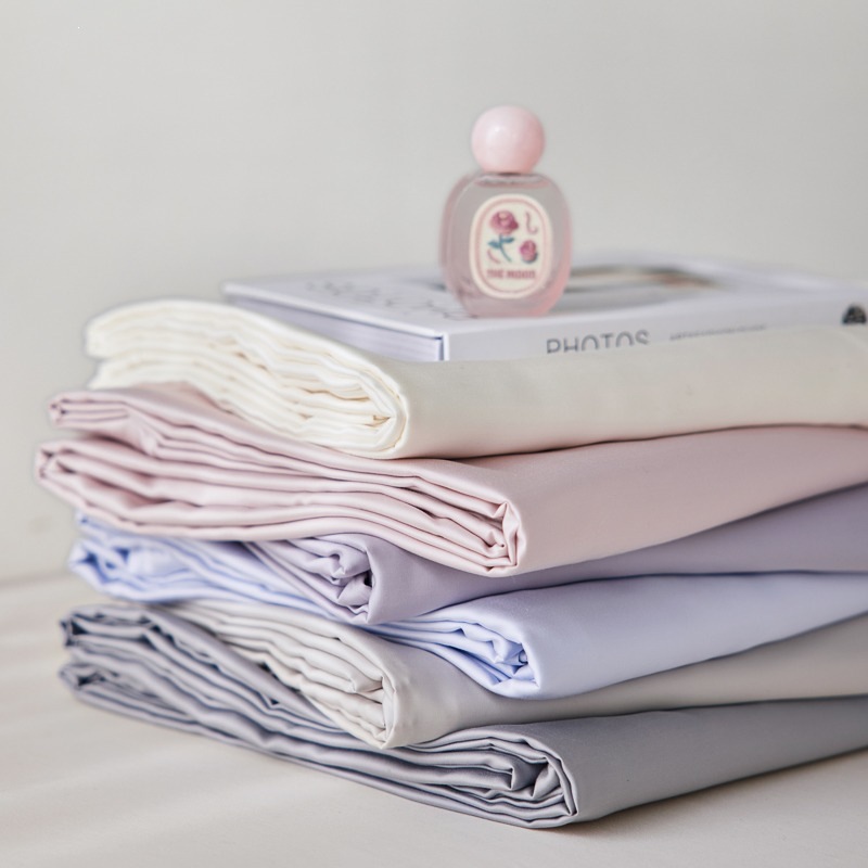 Summer Cool Ice Silk Quilt Cover Class A 100s Lyocell Tencel Solid Color , Single Piece, Light Luxury Summer Single/Double Bedding, Cool Silk Duv_voghion.com