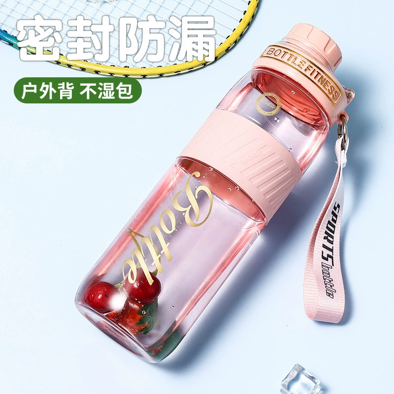 Портативный летний спортивный пластиковый стакан для воды для девочек