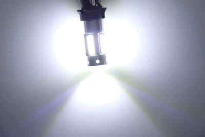 Car LED Daytime Running Light PW24W 4014 30SMD LED Turn Signal Running Light PW24W Daytime Running Light 30 LEDs (Gündüz işıqları) - white-light