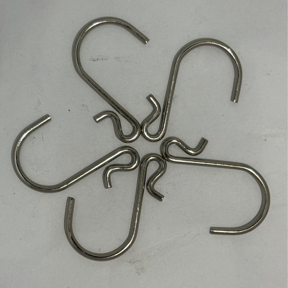金属铁勾子弹簧挂钩s型塑料多盒配件不锈钢铁挂钩货架挂条搭钩