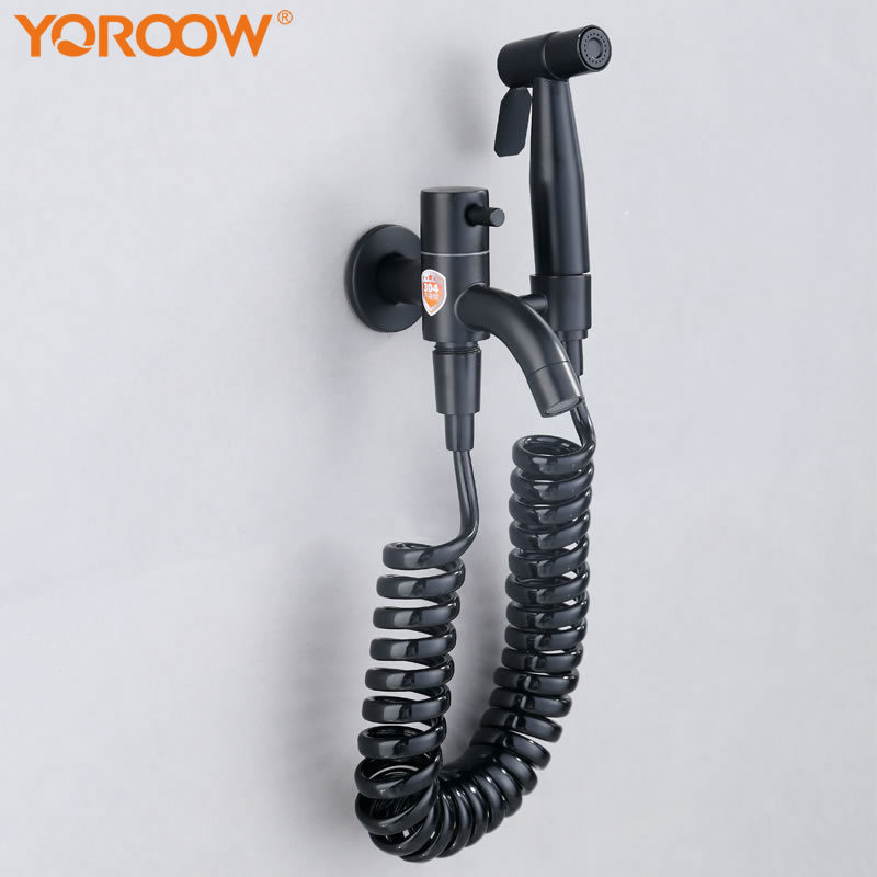 Foreign Trade Faucet Handheld Bidet Bathroom Sprayer Multi-Functional Quick-Open Cold Water Faucet with Hose