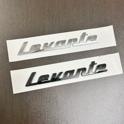 Car logo – Emblem Rear Emblem Xinyicheng - levante-leave-a-message-in-bright-black-or-bright-silver
