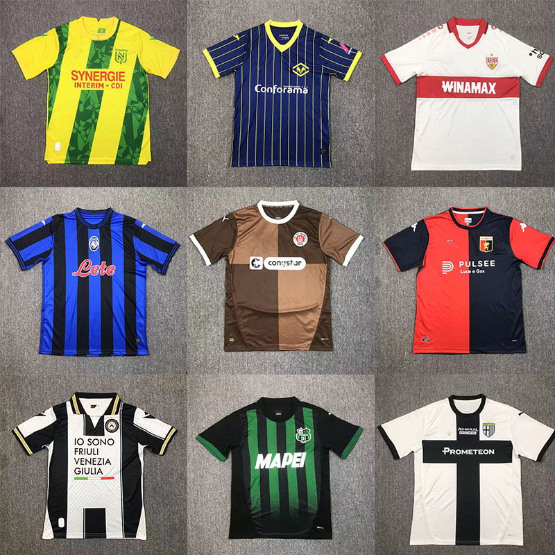 La Liga, Serie A, Ligue 1, Bundesliga Jerseys, Atlanta, Frankfurt, Hamburg, Girona, Nantes Football Jersey