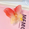 Cute crab pin with butterfly, hairgrip, shark, summer matte hairpins, gradient