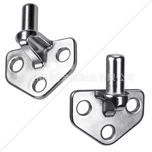Stainless Steel Triangular Hinge Column Wooden Railing Door Bolt Column Farm Hardware Accessories Cross-Border Supply Factory