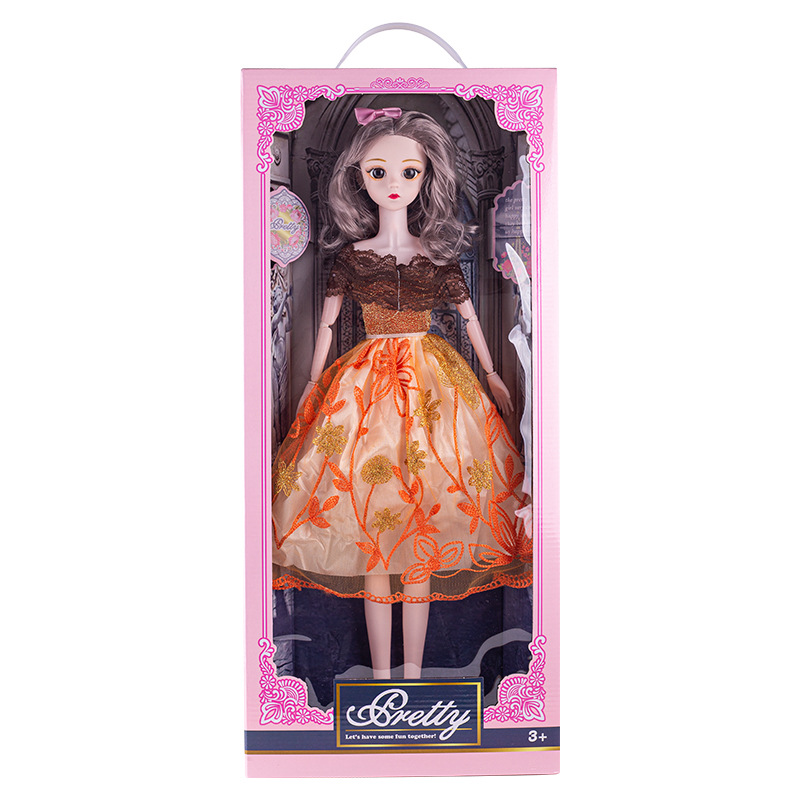 60cm Barbabi Doll Artificial Princess Doll Boxed Girl Play House Toy Kidsren's Gift Redemption