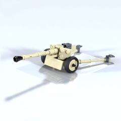 MOC積み木ドイツ軍第二次世界大戦パック40反戦車砲の組み立て小粒積み木模型玩具クロスボーダー