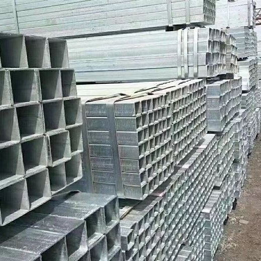 四川现货镀锌方钢 内外热镀锌方矩管 100*100过磅开零一支起批