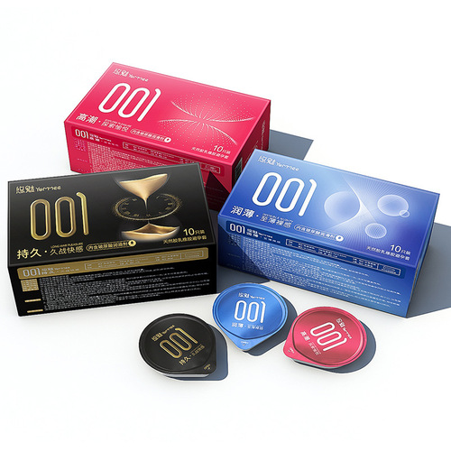 Youmei condoms 10 pieces for men 001. Ultra-thin long-lasting granular jelly box adult sex toys wholesale