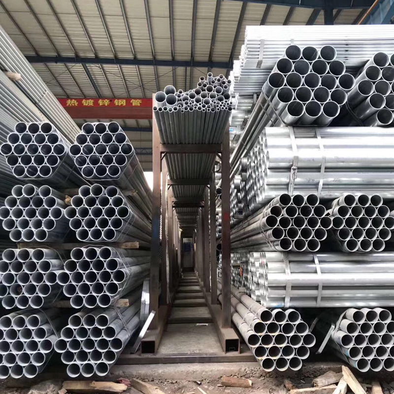 铁圆管1寸 DN25热镀锌钢管供水管顺钢排水管消防管道现货配送