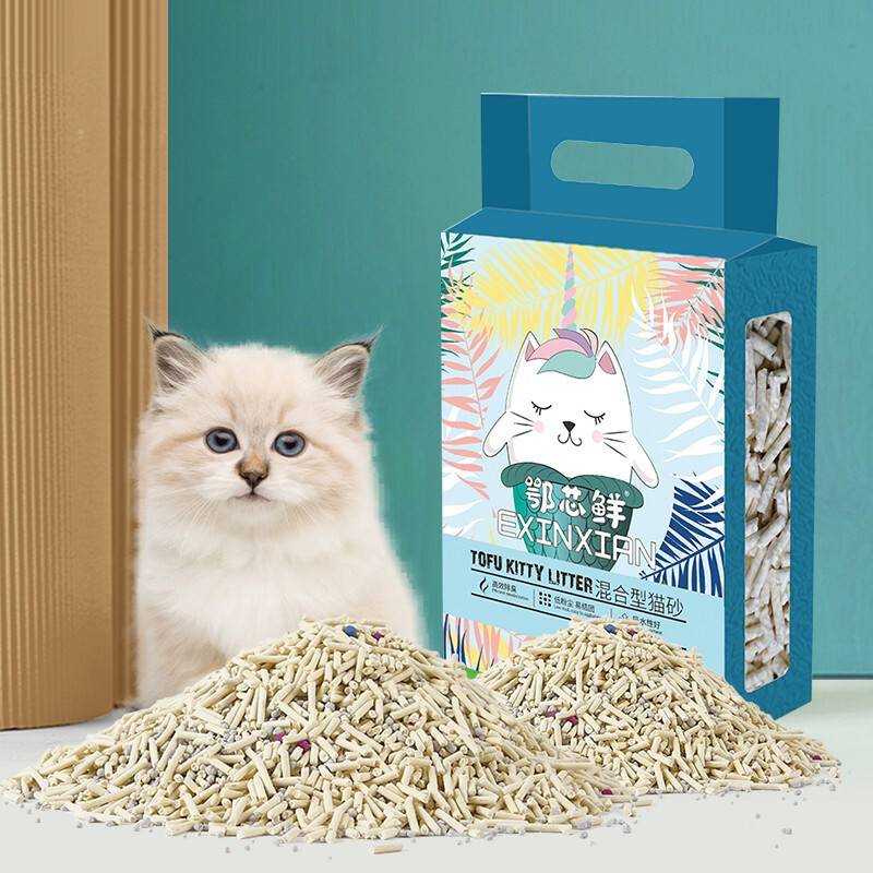 猫砂メーカー卸売豆腐猫砂 6L オリジナル緑茶吸水性凝集混合ベントナイト猫砂ドロップシッピング|undefined