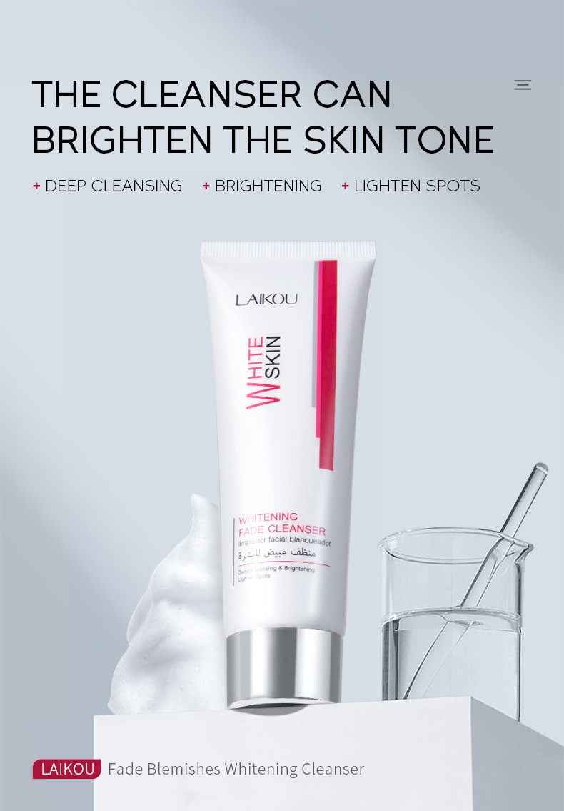 LAIKOU Niacinamide Facial Cleanser 80g, Facial Cleanser, Facial Cream Foam, Cleansing and skin care Cosmetics manufacturer undefined