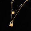 Long chain for key bag , design necklace, Korean style, internet celebrity