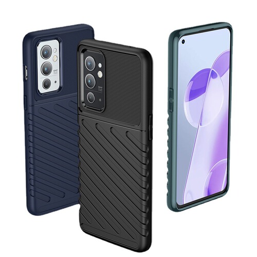 Applicable to OnePlus 9RT phone case, OnePlus 9RT phone shell silicone thunder thick anti-fall full cover soft case 1+