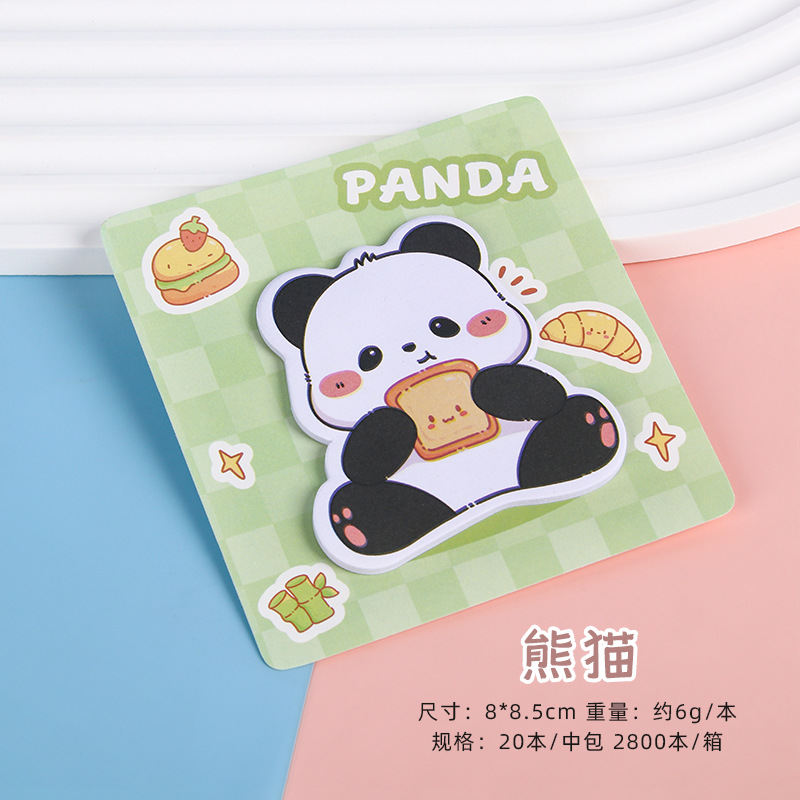 Ins dibujos animados notas adhesivas de forma especial al por mayor lindo corazón de niña notas de mensaje notas estudiantes de alto valor N pegatinas