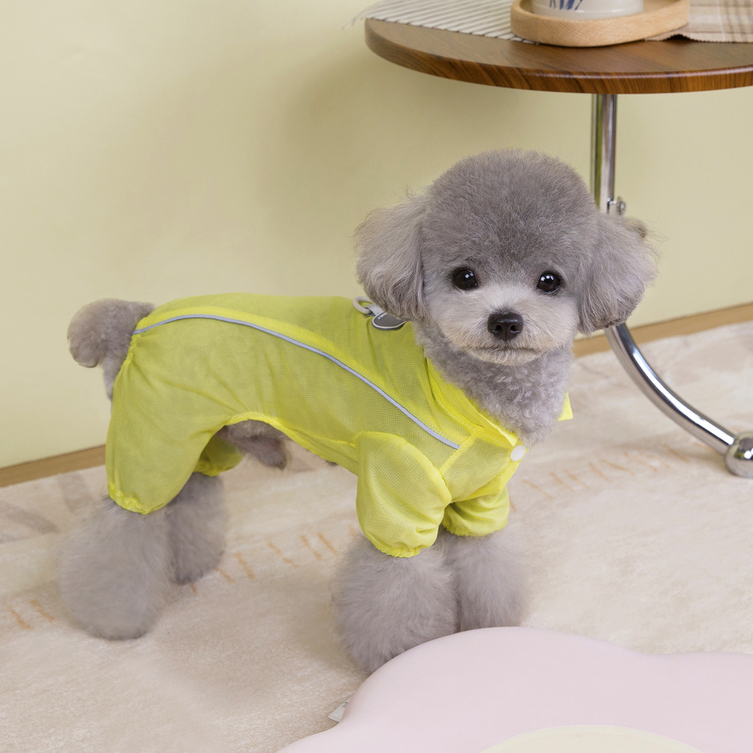 Reflective Mosquito Proof Sun Protective Pet Clothing For Dogs UV Protective Polyester Fabric Easy To Wash_voghion.com