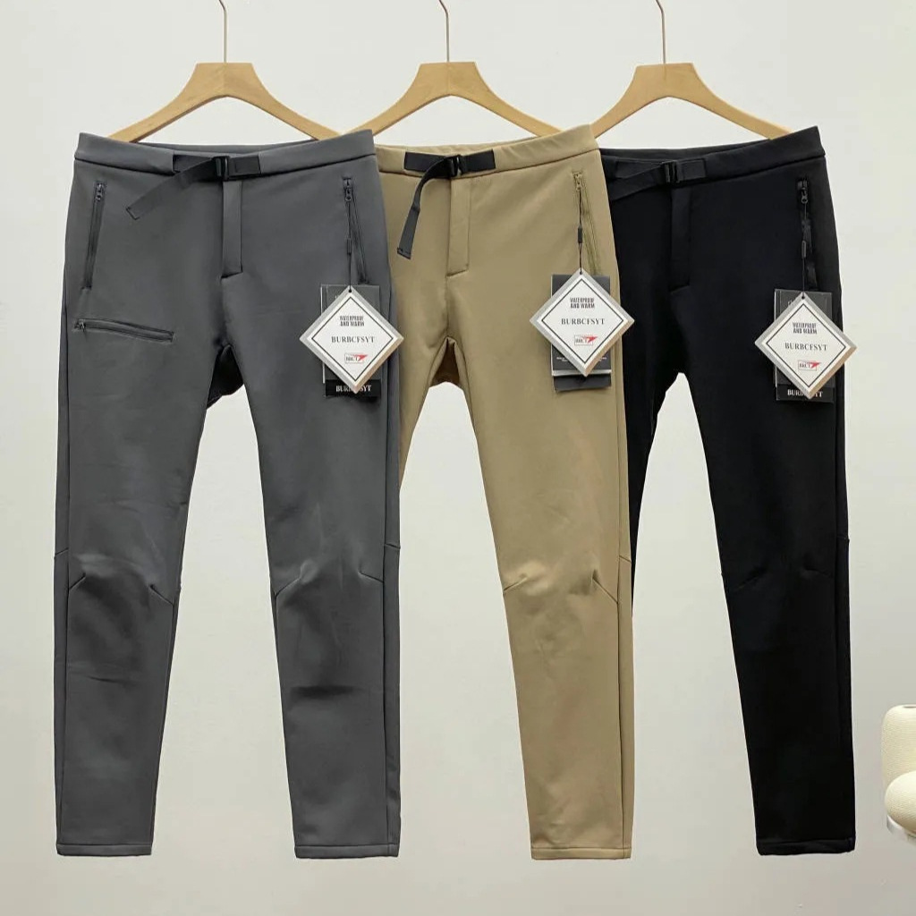 鳥同款GAma冬季新款戶外男士加絨軟殼長褲防水防風禦寒保暖休閒褲