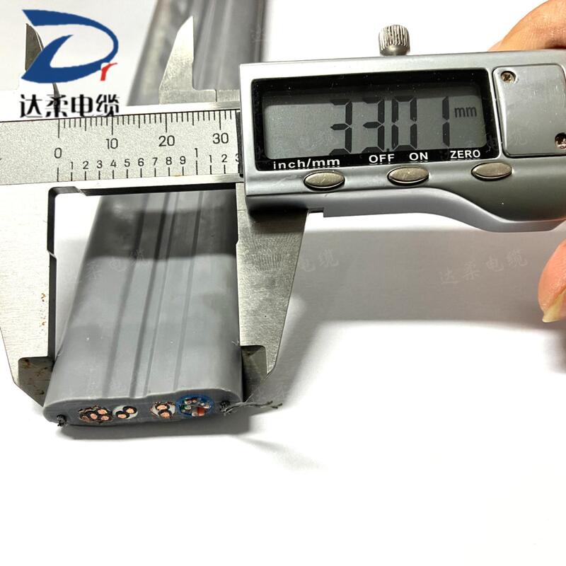 Darou Manufacturer Supplies Elevator Video Surveillance Flat Cable Tvvb2Pg Cat6E Flexible Elevator Combination Network Cable