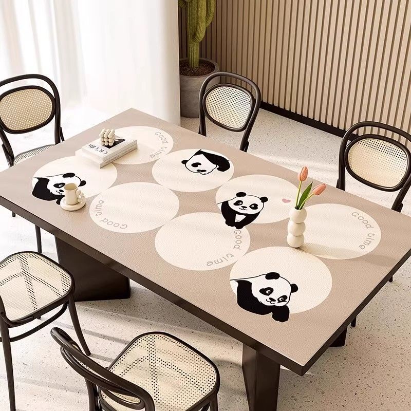 茶几桌布防油防水免洗防烫桌垫轻奢高级感客厅皮革电视柜桌垫台布|undefined