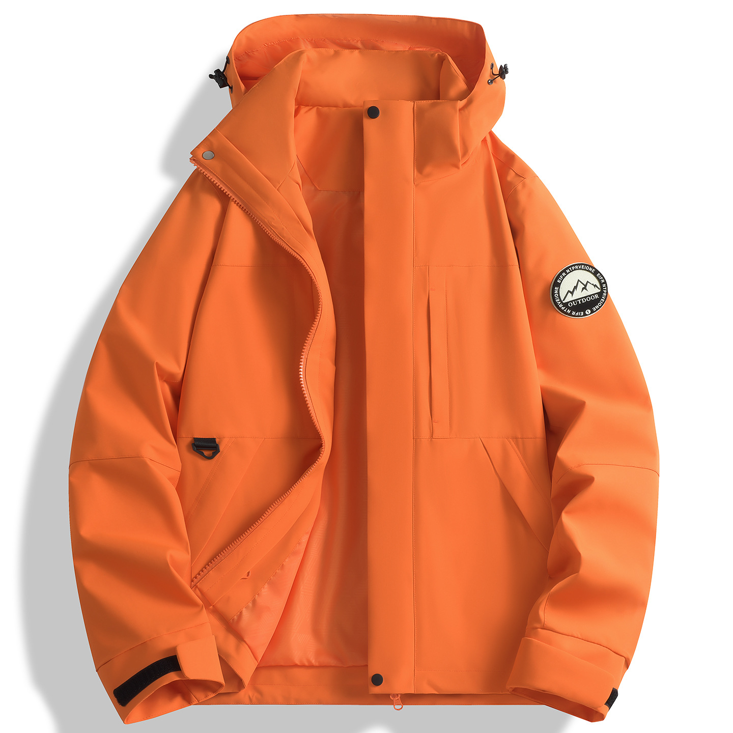Fashionable Dopamine Single-Layer Windbreaker Couple's Style Windproof and Water-Resistant Windbreaker Spring and Autumn Single-Layer Jacket for Women