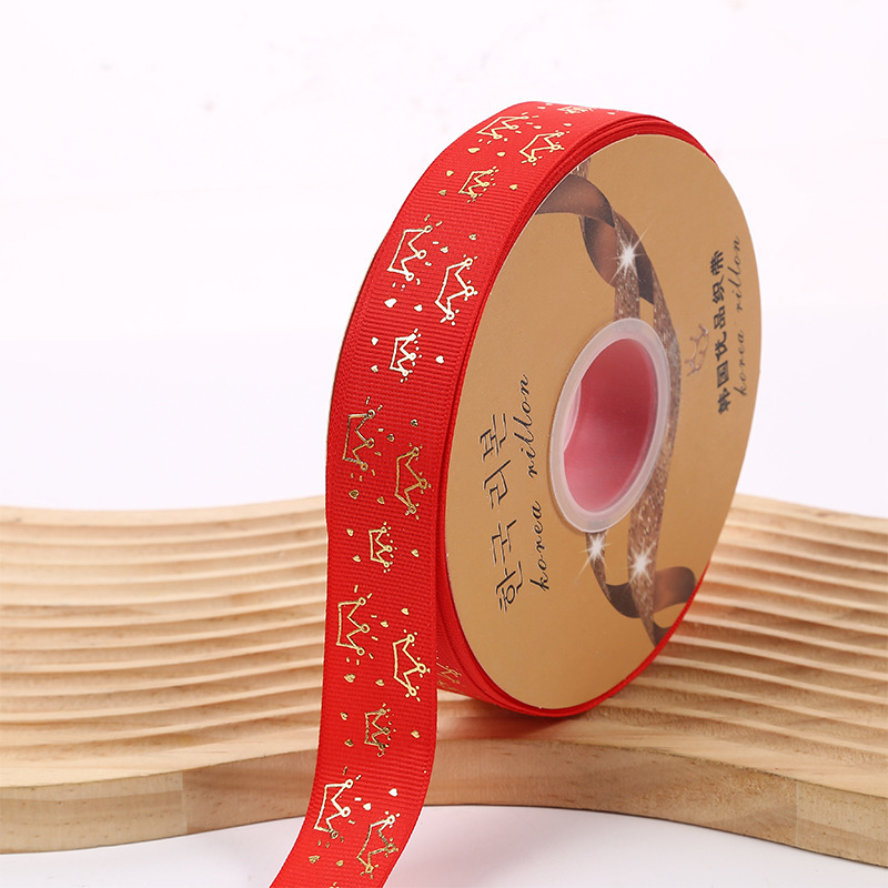 Nuevo estilo hecho a mano cinta gilding corona hilo cinta caja de regalo cinta de embalaje cinta de suministro directo de fábrica al por mayor
