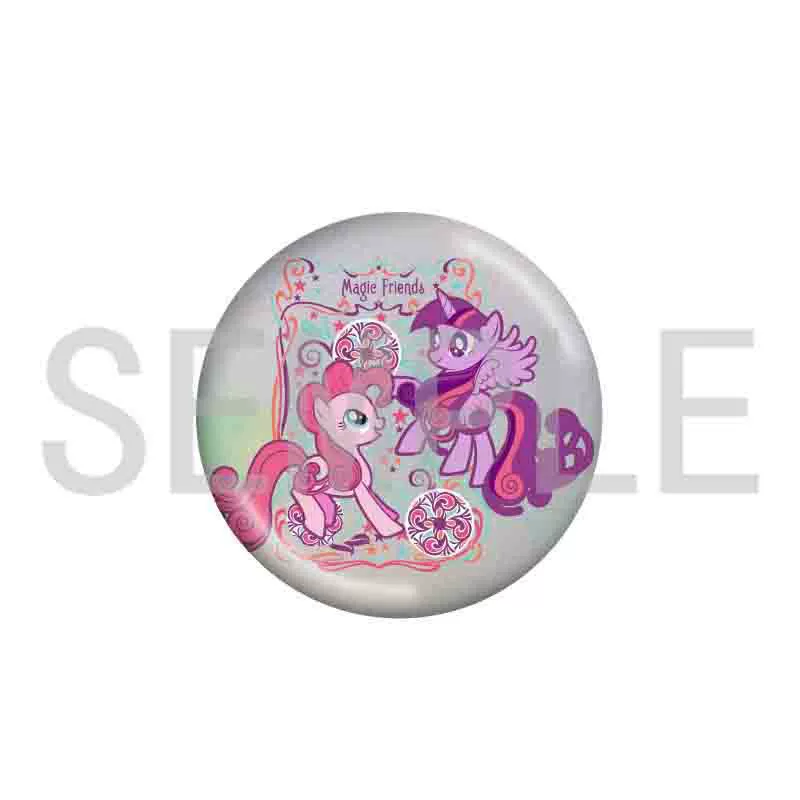 Старшая деталь Little Ma Bolly 75 Двойная вспышка Панель Значок Bad My Little Pony, Hyatt, Ziyue Yunbao Apple Jiaer