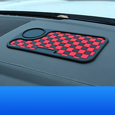 Car ornaments anti-slip mat center console car accessories instrument panel decorations mobile phone silicone fixing pad high temperature resistance (Anti-slip mat) - appearance-picture-reference