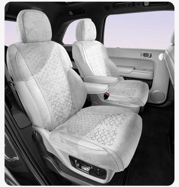 Car Seat Cover for Li Auto i8 All Seasons Rams Suede