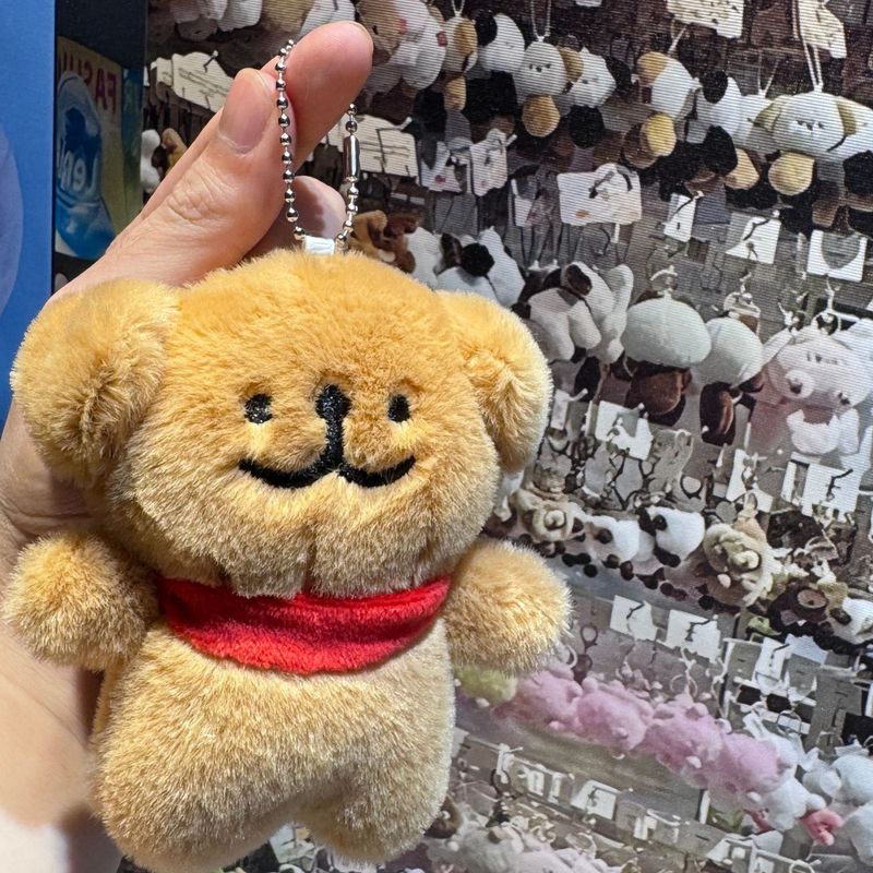 インターネット有名人の犬ぬいぐるみキーホルダーバッグペンダント人形人形小さなペンダント卸売ミニ|undefined