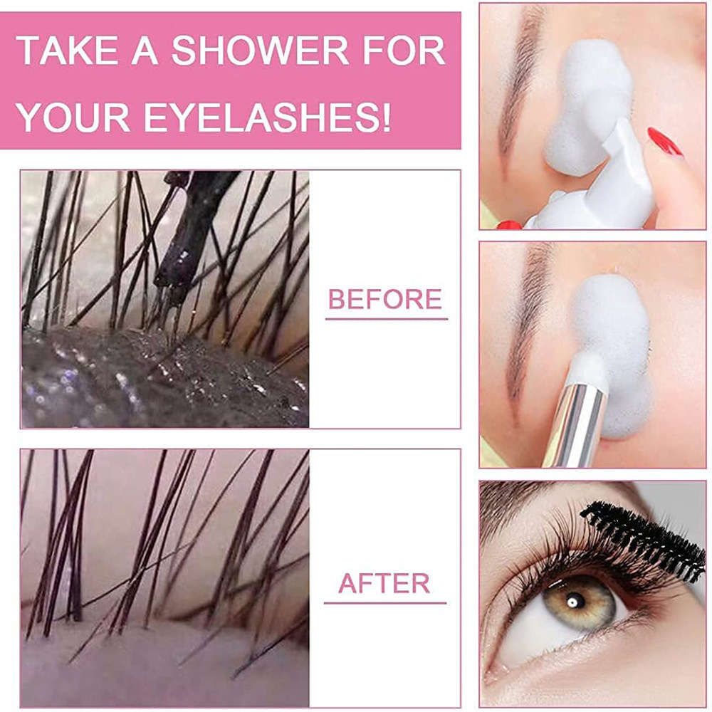 105g Weight Eyelash Mousse Makeup Tools Types 1 Piece Quantity Imported Fiber Material Solid Color Pattern Simple Style Style Simple Style Solid Color Imported Fiber Eyelash Mousse 1 Piece 3