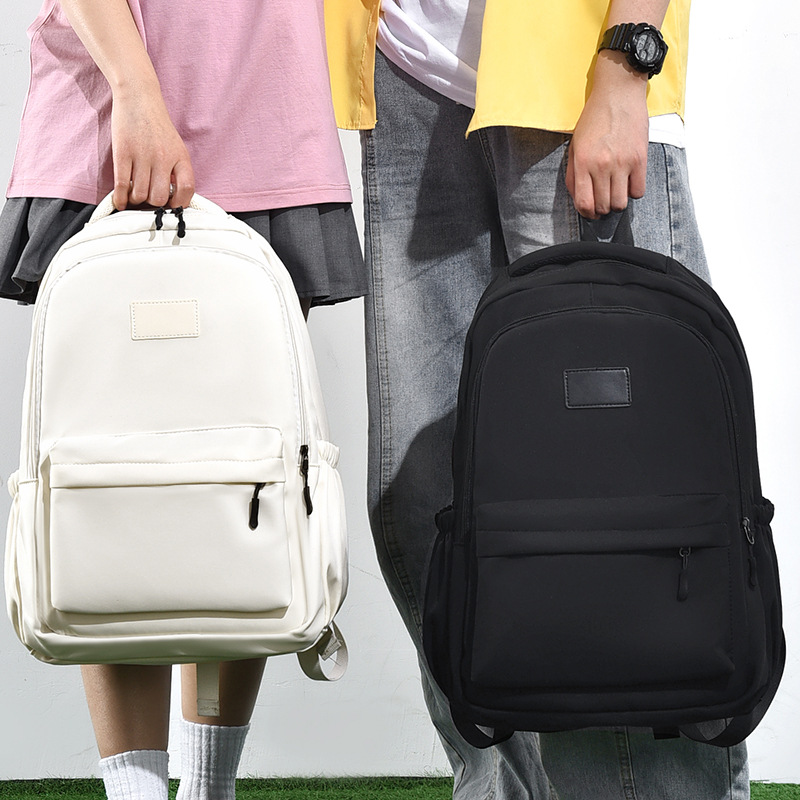 Mochila escolar de estilo nuevo transfronterizo, mochila escolar de gran capacidad de estilo japonés y coreano para estudiantes de secundaria, mochila unisex de moda