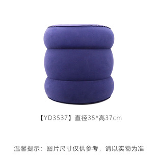 Inflatable Stool Outdoor Bench Footstool Portable Footrest Mat Camping Stool Folding Inflatable Mattress Yoga Air Cushion