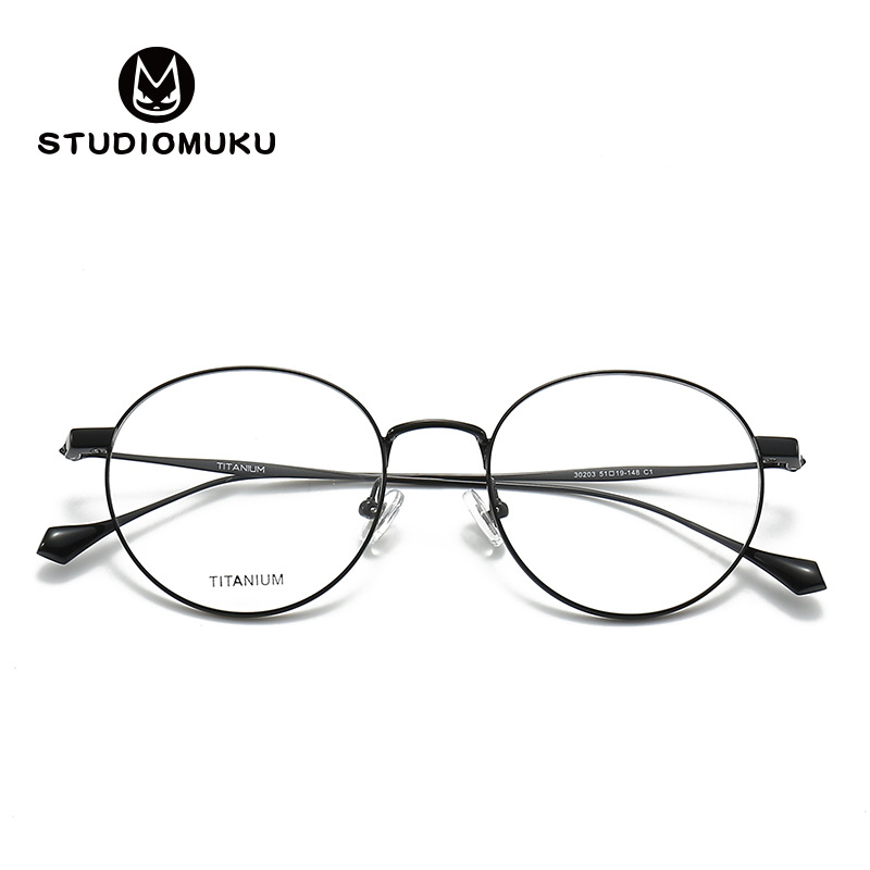 STUDIOMUKU Muco Cool Glasses Las gafas redondas hechas a mano que han conmovido a innumerables personas están de vuelta en el marco de las gafas