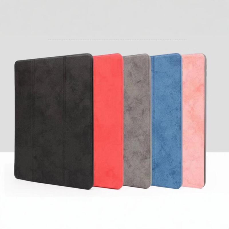 Suitable for Apple iPad10.2 inch tablet computer retro pen slot three fold protective cover iPad10.5air3 set
