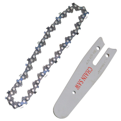 Cross-border chain saw chain 4-inch mini electric chain saw 6-inch small logging pruning saw garden saw blade accessories guide
