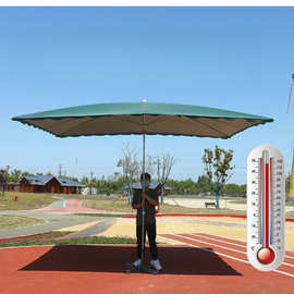 斜伞店铺商用户外遮阳伞防晒大太阳伞摆摊便携四方长方形雨泷叻