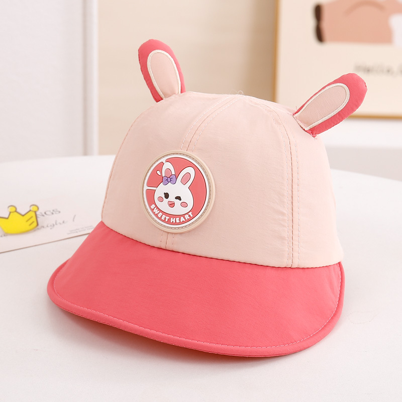 Sombrero de bebé primavera y otoño lindo sombrero de pescador de dibujos animados primavera delgada bebé super lindo sombrero de sombrero de sombrero de sombrero de sombrero