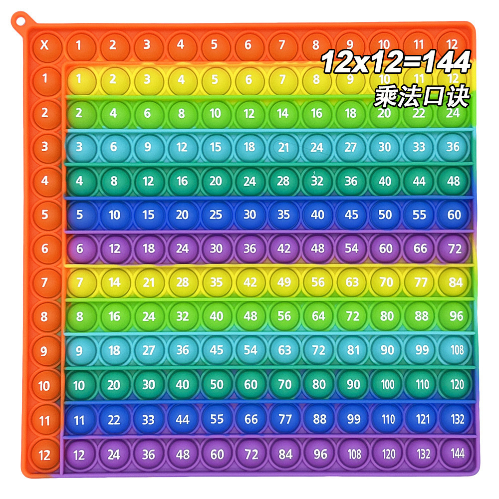 12x12 곱셈(주황색 가장자리 20cm)