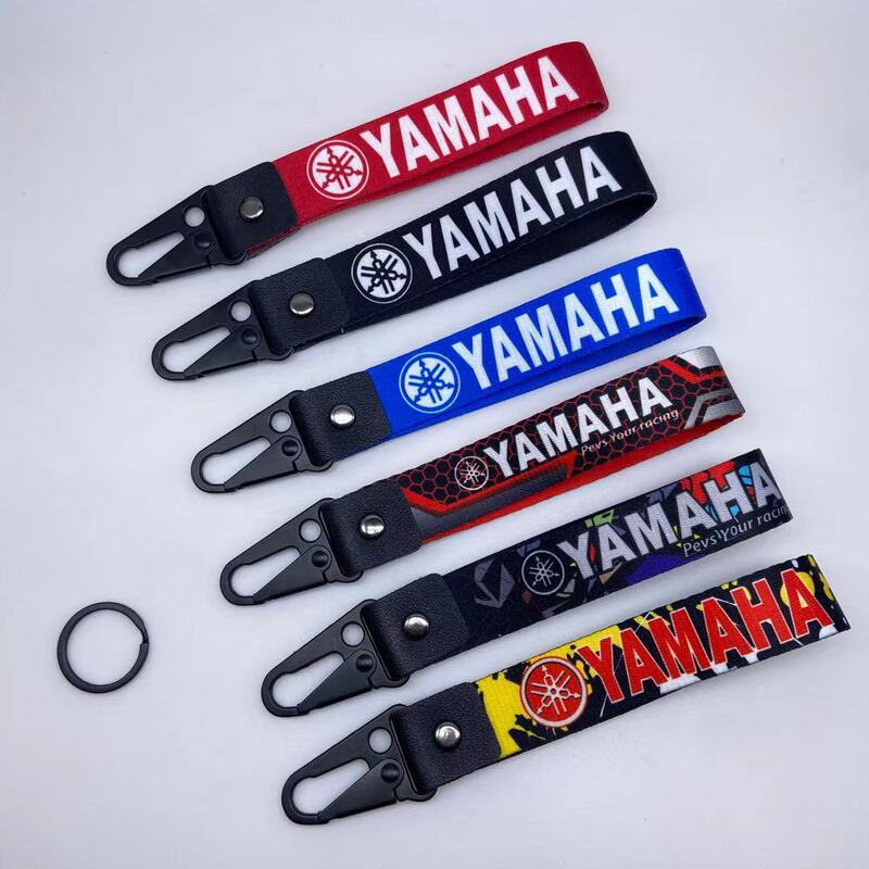 Suitable for Yamaha Yamaha Motorcycle Culture Embroidered Silicone Cloth Keychain Accessories Pendant Wholesale in Stock