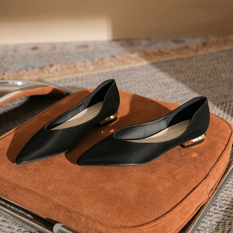 1965 weiche PU flache boden mode spitz flach mund einzelnen schuh casual einfache schwarz niedrigen ferse pendeln arbeit frauen_voghion.com