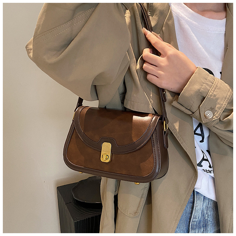 Women's Crossbody Bag Contrast Colour Small Square Shoulder Bag_voghion.com