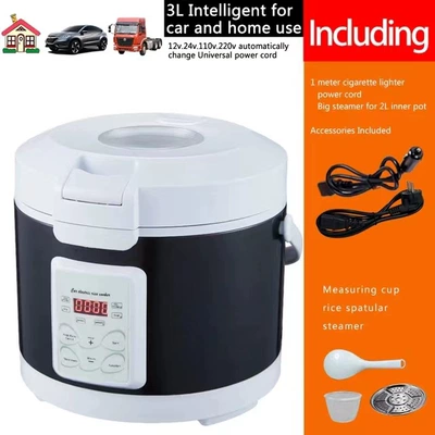 truck rice cooker, Digər kiçik elektrik cihazlar - 3l12v-24v-220v-three-voltage-iceland-blue-english-and-russian-remarks